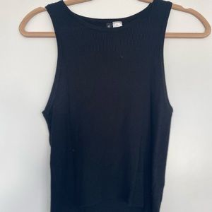 H&M Black Knit/Ribbed Tank
